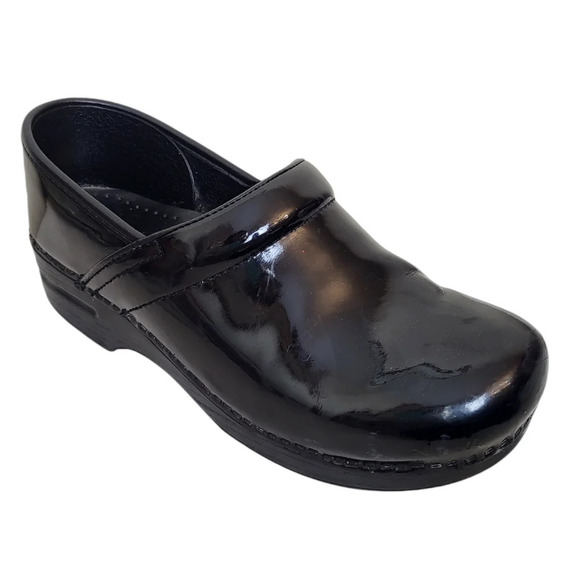 Dansko Professional Nurse's Shoes  Black Patent 9.5-10 - Picture 3 of 10